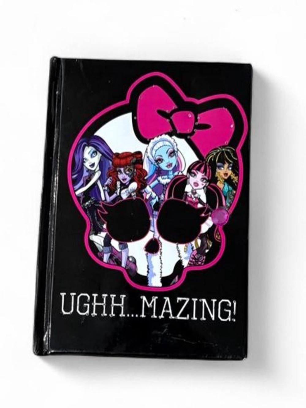 Vintage 2012 Monster High Light Up Journal Notebook UGH MAZING Hardcover Ghouls